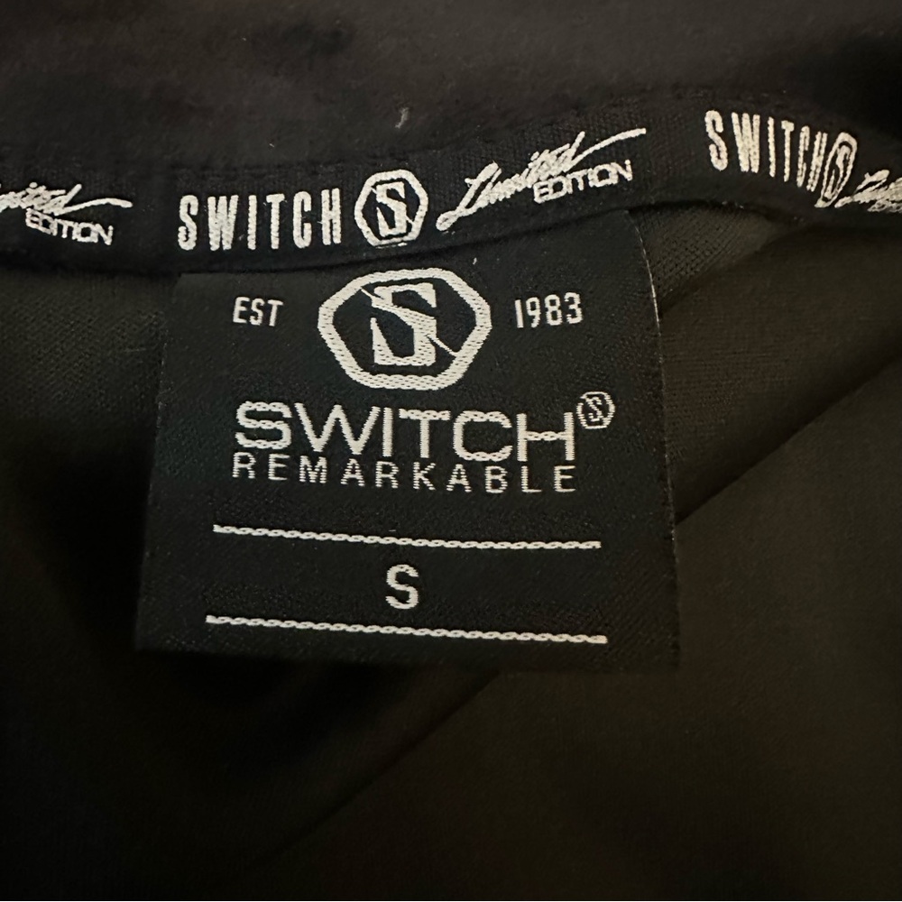 Switch Remarkable Graffiti Black Zip Up Jacket Size Small - Picture 7 of 8